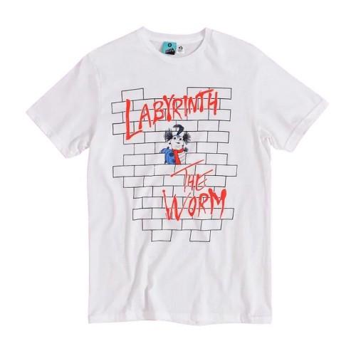 Labyrinth Unisex Adult The Worm Wall Parody T-Shirt