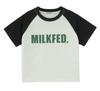 Milkfed Casual Compact White B/B Tee, Women's,