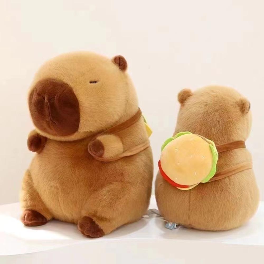 Cute Capybara Plush Toy Children's Pillow Toast Doll Kapibara Doll Birthday Gift