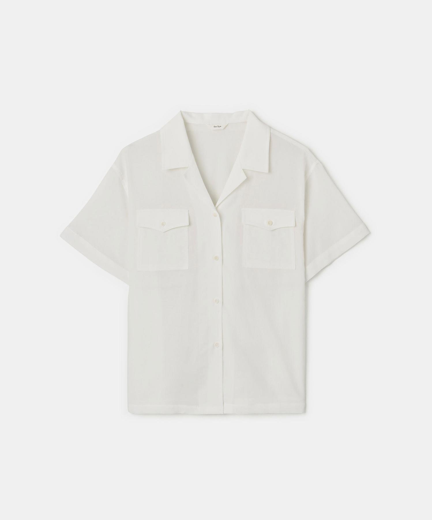 The Rye Pocket Half Sleeve Shirt(Ivory) Ivory/Free