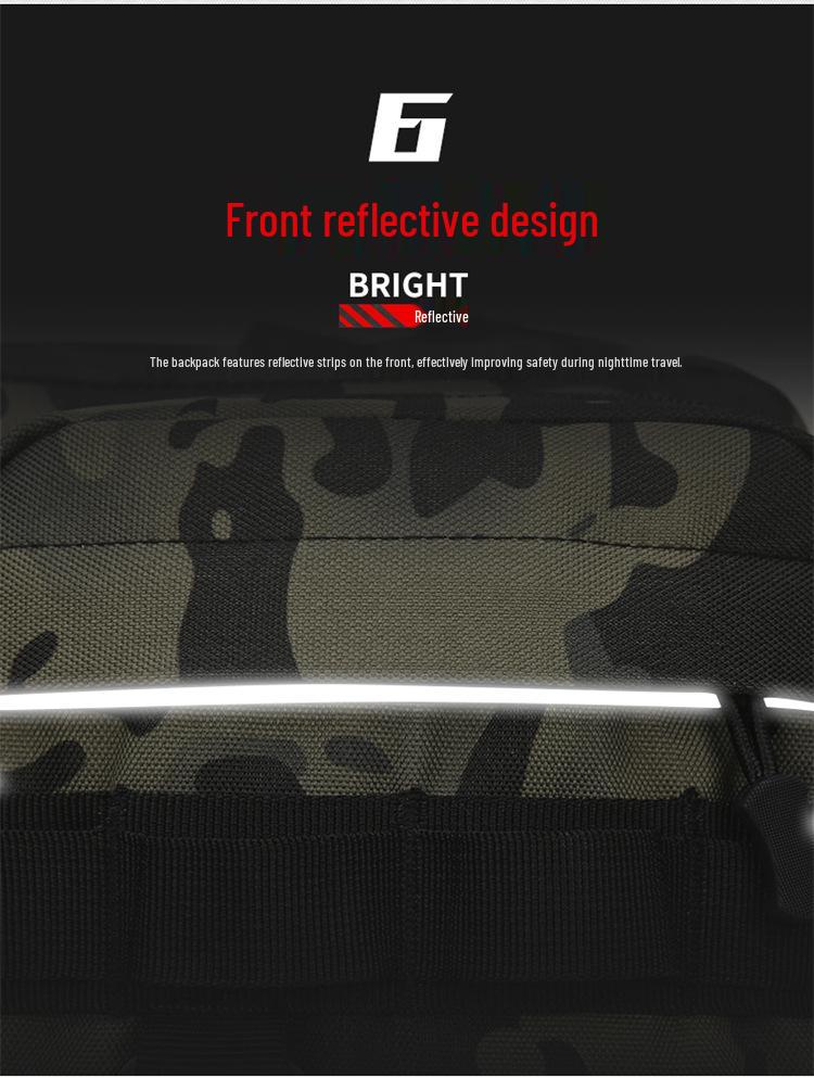 Men's Large Capacity Crossbody Fishing Tackle Bag - Multifunctional Chest Bag for Outdoor Use