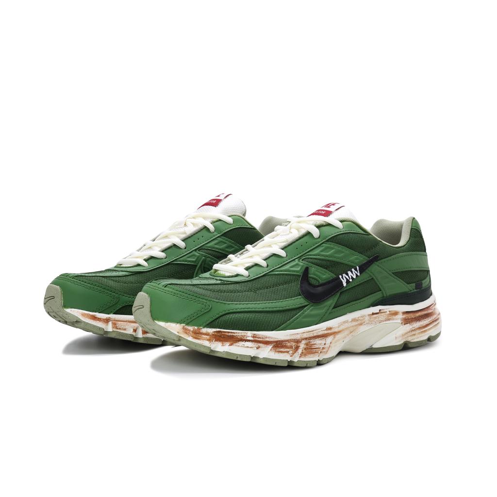 Nike Initiator Ύφασμα Απορρόφηση Κραδασμών Ανθεκτικό στην Τριβή Αύξηση Ύψους Χαμηλές Αθλητικά Παπούτσια Τρεξίματος Ανδρικά Στρατιωτικό Πράσινο IQ9788-271(Ομάδα2057-)