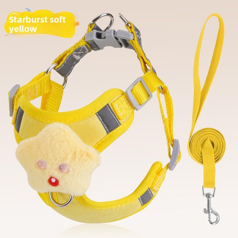 Puppy Leash, Vest Style, Small Dog, Teddy Bichon Frise Special Chest and Back Strap, Puppy Chain, Dog Leash