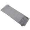 Women Elegant Windproof Shawl Winter Lengthened Thickened Imitation Cashmere Solid Color Scarf