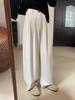 Beliebte High-Waist Damen-Hose in Übergröße, Elegant, Weiter Beinschnitt, Gerader Schnitt - Schlankmachend, Locker, Bodenlang für den Frühling