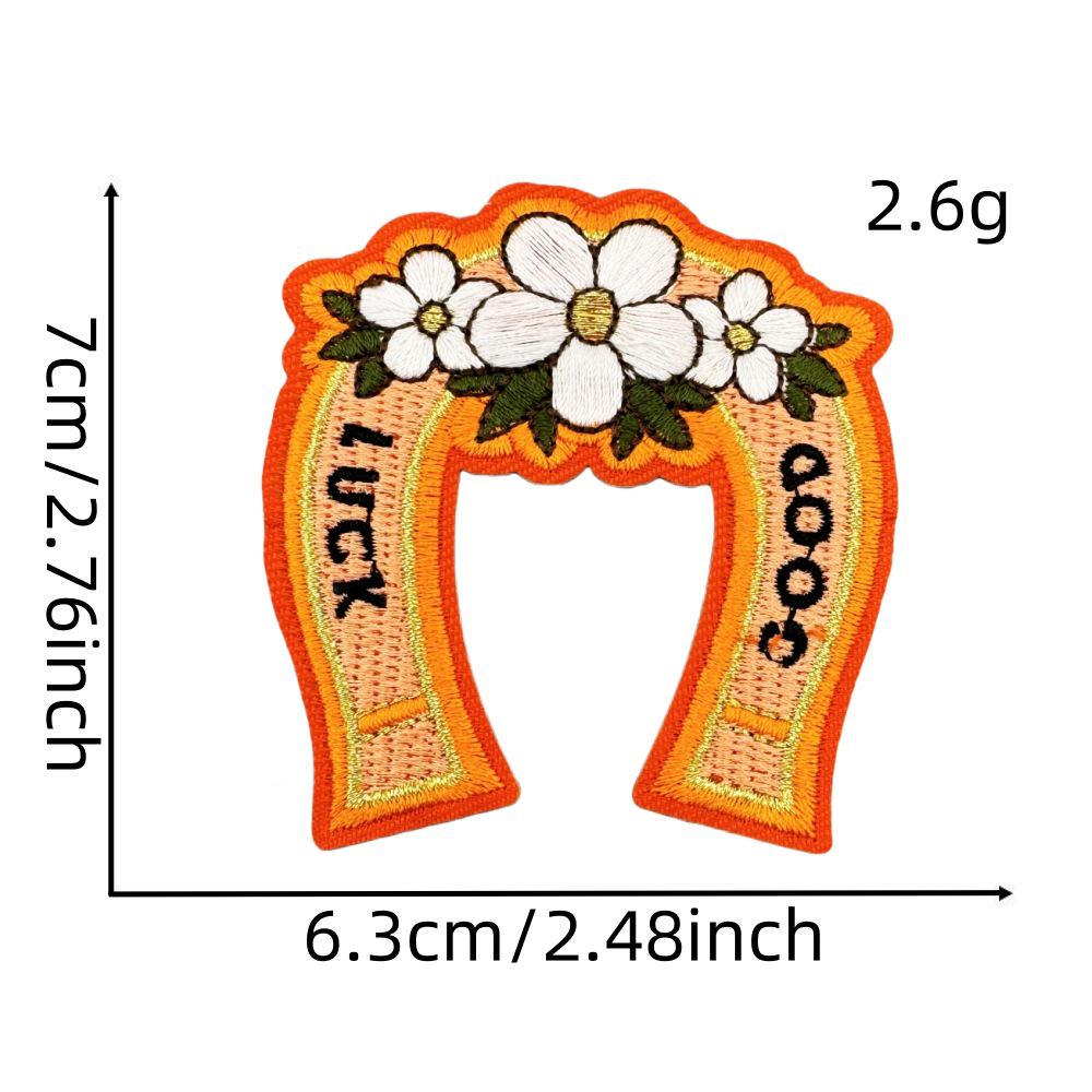 Western Cartoon Boy Denim Iron-On Embroidery Patches for Jackets and Clothing Decor