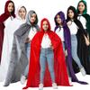 Halloween Samt Hexen- & Vampirumhang - Cosplay-Umhang für Erwachsene
