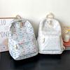 Backpack Female College Student Small Fresh Floral Schoolbag Junior High School Student Schoolbag Gentle Backpack