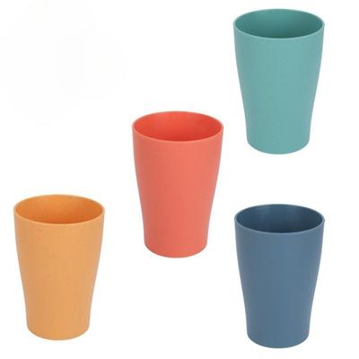 Weizenstrohbecher - Haushalts-Waschbeckenbecher - Zahnbürstenbecher für Paare - Einfache Zahnbürstenbecher für Studenten - Plastik-Zahnputzgläser