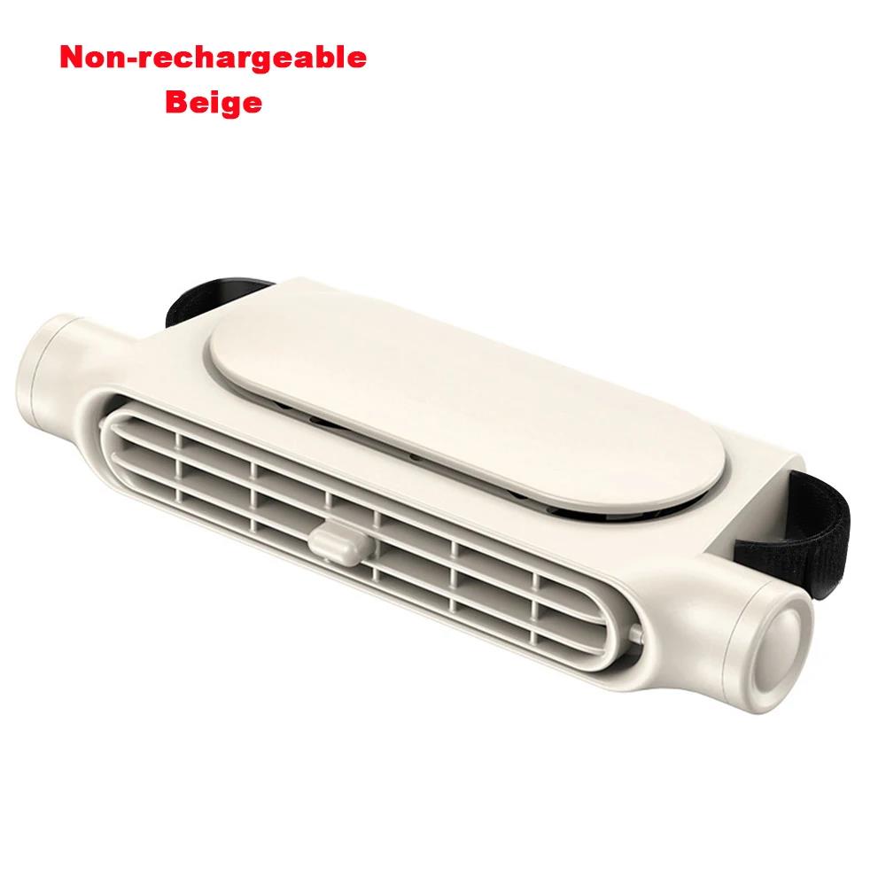 Car Seat Cooling Fan 3 Speeds Adjustable Car Seat Headrest Fan USB Powered Electric Fan Cooling Air Fan For Cars Rear Seat Heat Shields 2