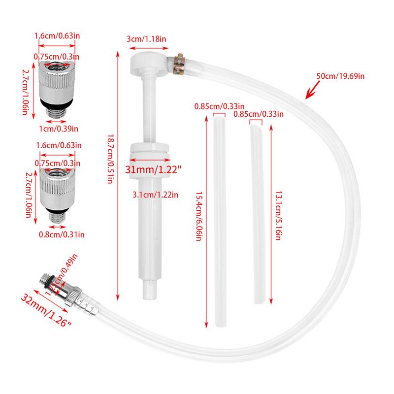 Lower Gear Oil Pump Gear Pump Lower Unit Fluid For Transfer Transmission Ergonomic Bottle Gear Marine Fluid Pump Portable For