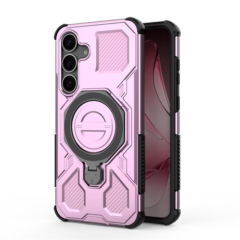 

Magnetic Armor Case For Samsung Galaxy S25 Plus Cases Samsung Galaxy S25 Plus S25 Ultra Cover Magsafe Wireless Charging Cover Galaxy S25 Ultra