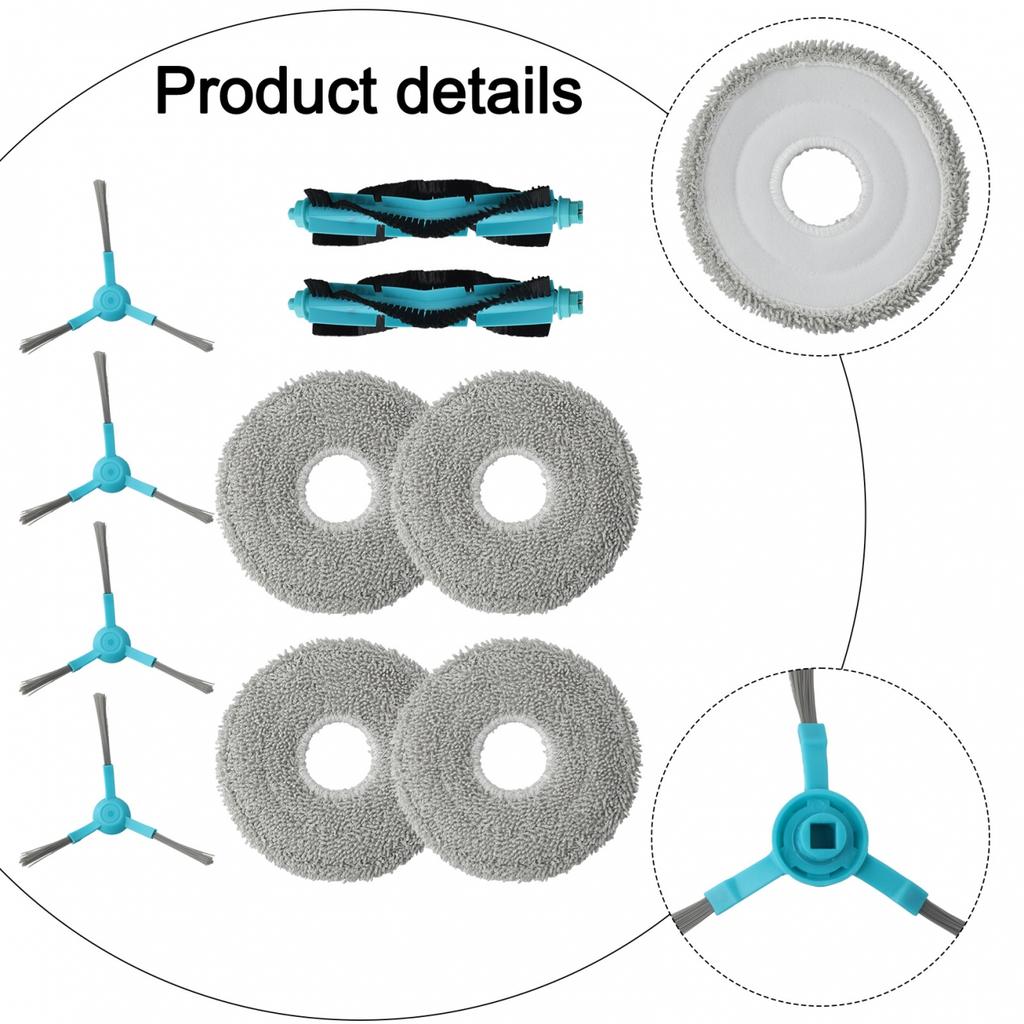 High Performance Mop Cloth and Brush Set for Cecotec For Conga 20090