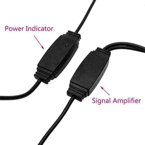 5m Indoor Digital IEC Connector High Clarity TV Antenna Signal Receiver Aerial for DVB-T2