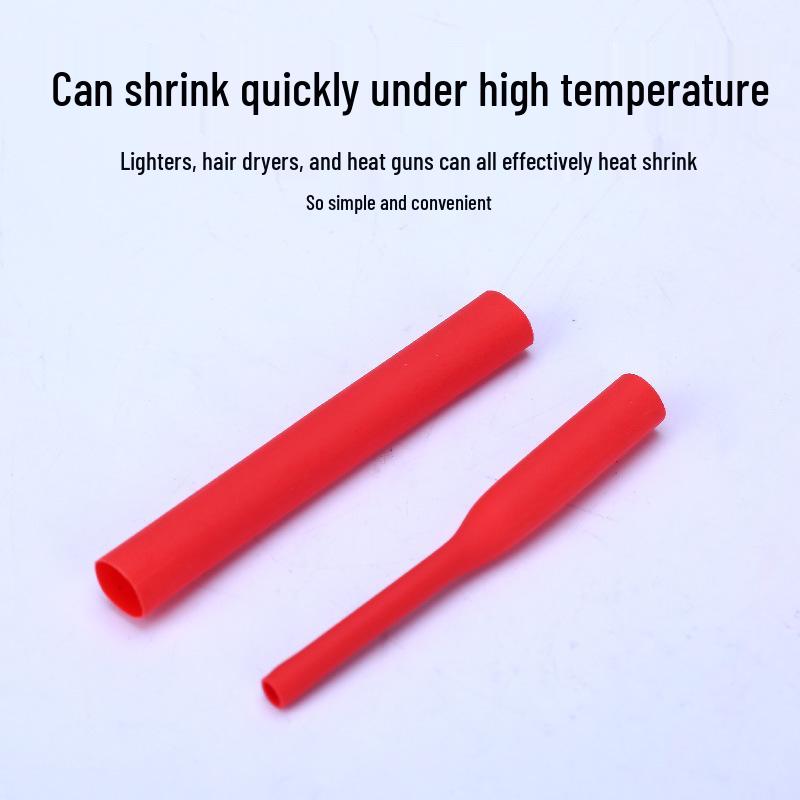 300-Piece Black & White Adhesive Heat Shrink Tube Set 3:1 Ratio - Triple Insulation