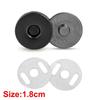 20 Sets/Los Magnetische Druckknöpfe Verschlüsse Knöpfe Handtasche Geldbörse Portemonnaie Basteltaschen Teile Zubehör Adsorptionsschnalle 14mm 18mm
