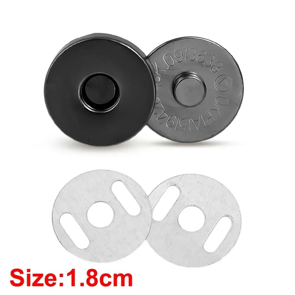20 Sets/Los Magnetische Druckknöpfe Verschlüsse Knöpfe Handtasche Geldbörse Portemonnaie Basteltaschen Teile Zubehör Adsorptionsschnalle 14mm 18mm