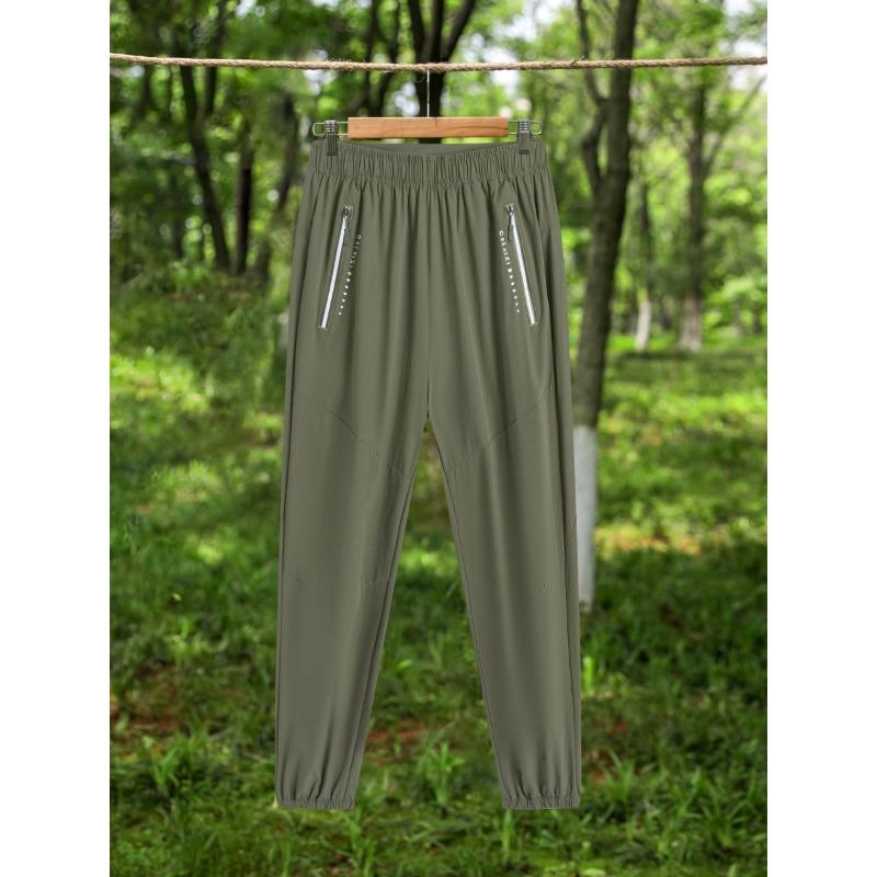Couple outdoor shock pants new summer thin ice silk quick-drying mountain sports and leisure new pants