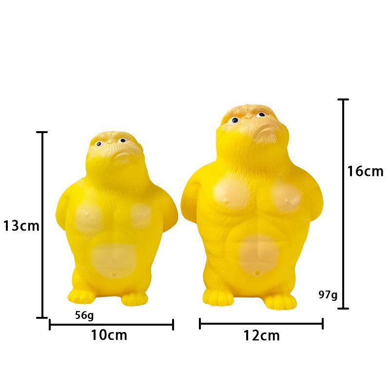Giant Compressive Adult Decompression Gorilla Toy Funny Slow Rebound Easter Gift Children'S Party Game Ornaments Birthday