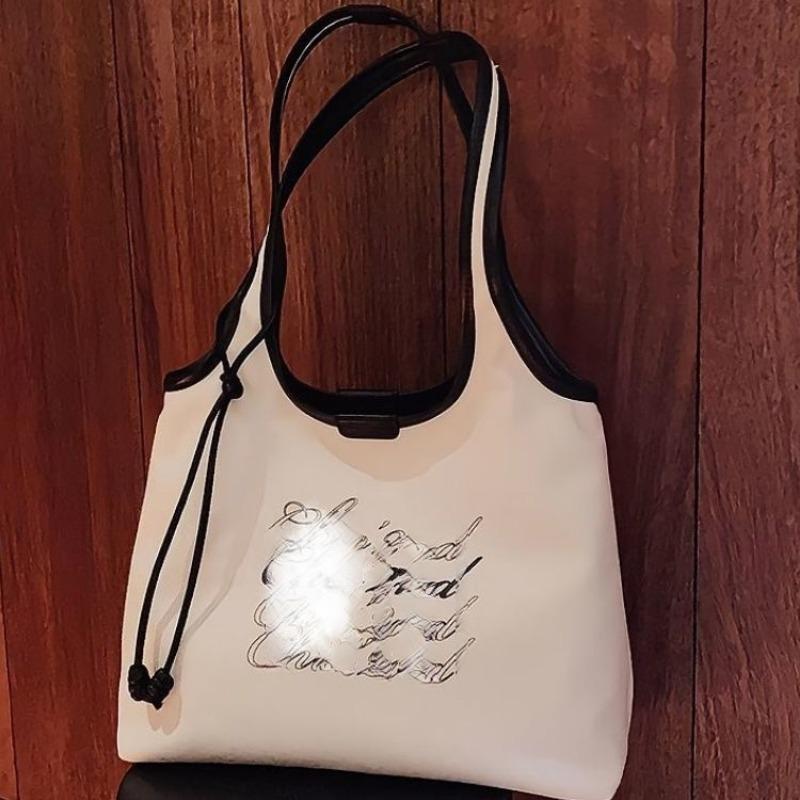 Tote Bag Women's Summer Large-capacity Casual and Laid-back Single-shoulder Canvas Bag