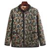 Damen Stehkragenjacke Bedruckte Winterjacke in Übergröße Warme Jacke Verdickte warme Baseballjacke