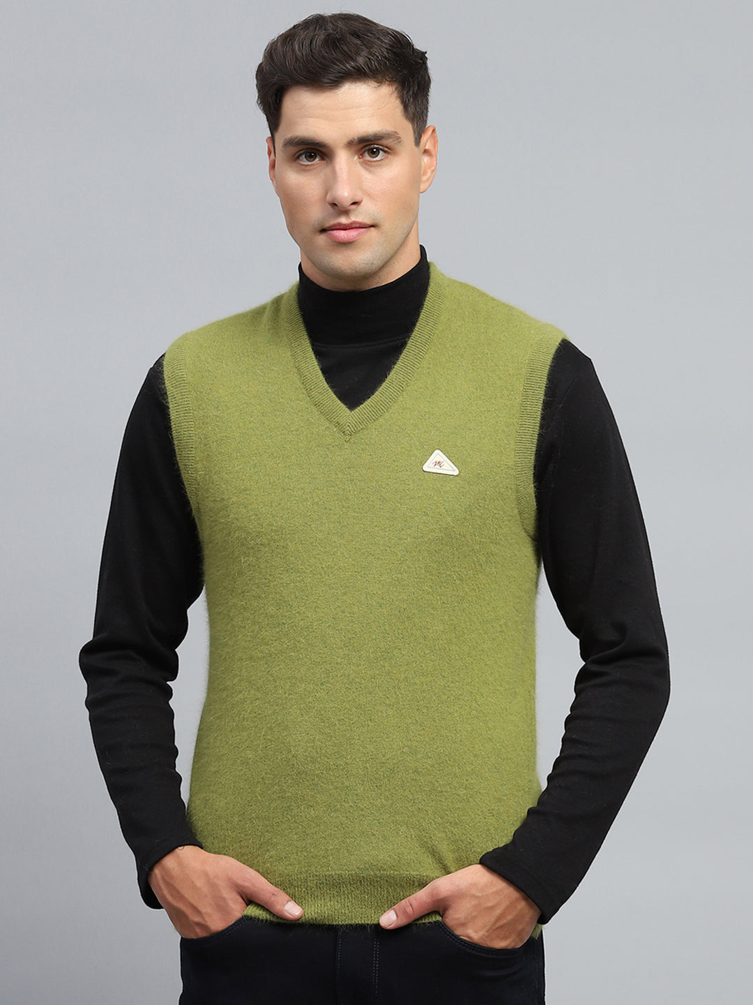 Monte Carlo Mens Regular Fit Solid Sweater 3XL жёлтый