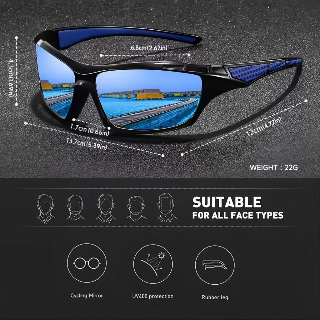 Outdoor Fashion Sunglasses Unisex Driving Colorful Sunglasses For Travel And Sports Cycling, Mountain Climbing, Skiing Sunglasses