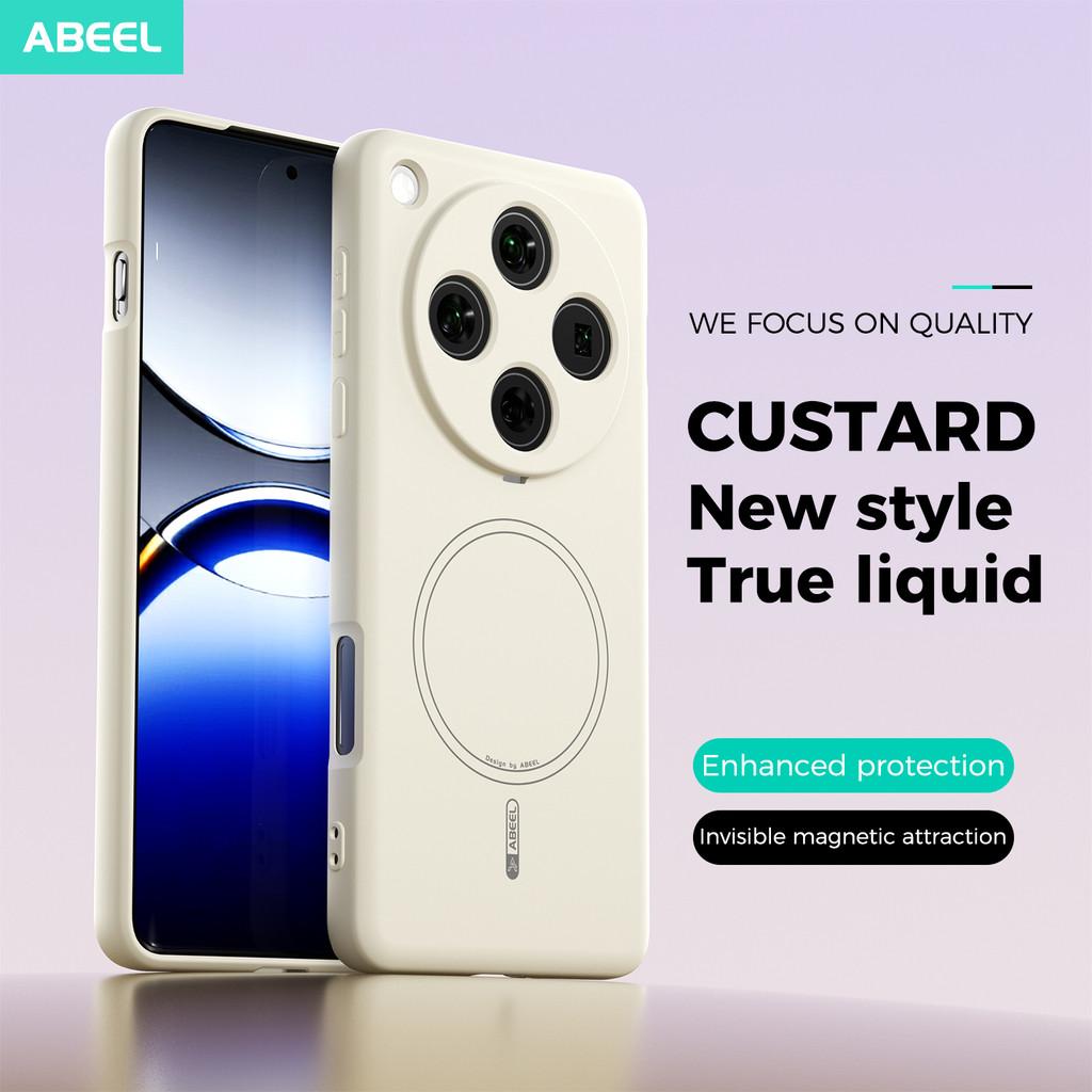 Thin Magnetic Silicone Phone Case for Oppo Find X8 Pro X9 Pro/ Camera Coverage Shockproof Oppo Cover/ Micro Matte Anti-fingerprint Phone Cover