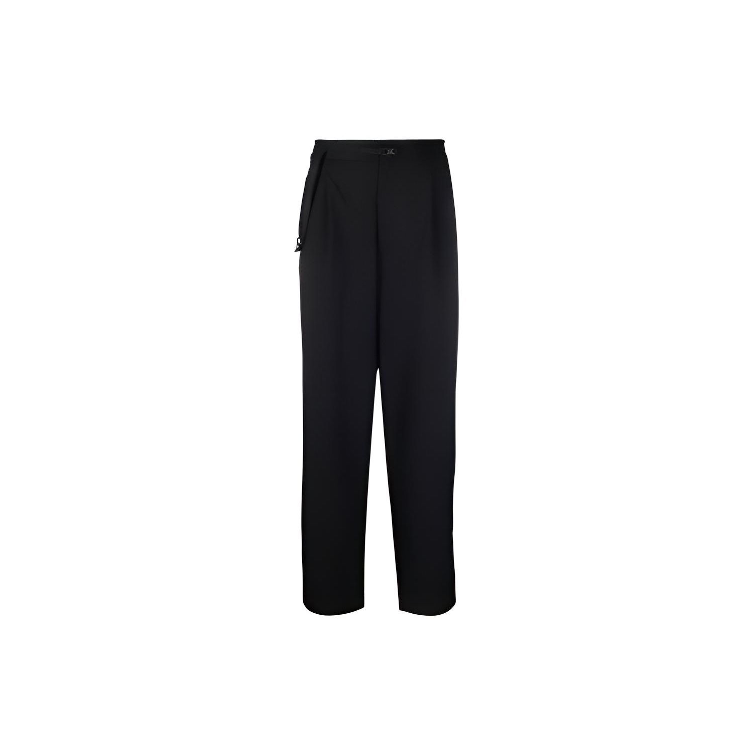 

Y-3 FW21 однотонные прямые повседневные брюки с поясом для мужчин, черные HB3387 XS