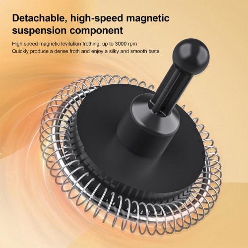 Milk Frother and Steamer, 4 in 1 Automatic Milk Warmer, 400W, Non-Stick Interior, 580ml Hot/Cold Stainless Steel Milk Foam Maker for Coffee, Hot Choco