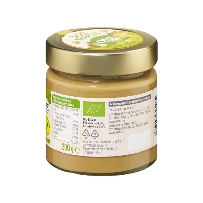 DM Bio Pistachio Cream Jam 200g
