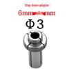 Hauptspindel-Spannzangen-Reduzierhülse 6 mm auf 4 mm, Drehzahlumwandlungskopf 6 mm auf 3,175 mm für Präzisionsgravur- und Fräsmaschinen