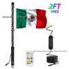 RGB Off-road Flagpole and Beach Atmosphere Light with Brake Function