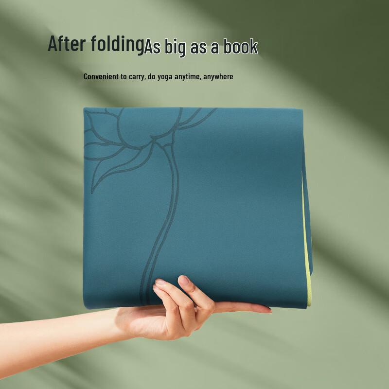 San Fan Foldable PU & Rubber Non-slip Yoga Mat