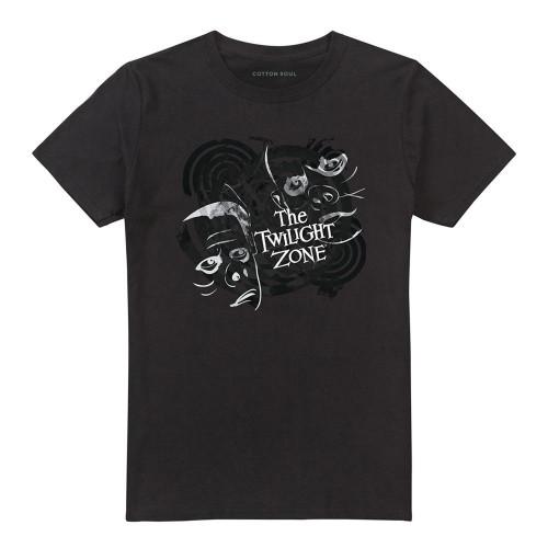 The Twilight Zone Unisex Adult Strange Faces T-Shirt