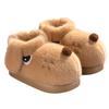 Fashion Unisex Cartoon Dog Plush Slippers Slip-On Platform Sole Non-Slip Warm Fleece Lined Comfortable Indoor Outdoor Winter 2025 New