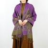 Spring and Autumn Jacquard Polyester Shawl Decorative Long Scarf Women's Large Size Scarf Two Tassel Headscarf