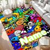 Custom Name Personalized Geometry Dash Print Carpet, Versatile Home Decor Rug, for Playroom, Apartment, Balcony, Entryway, Hallway Gift