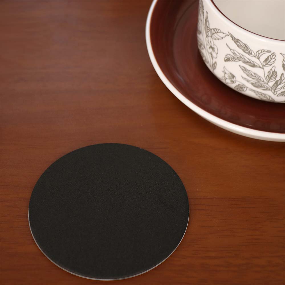 Round Gold Stainless Steel Coaster Set Mirror-like Drink Pad Multi-Function Mug Cushion  Bowl