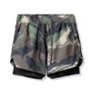 Running Sports Anti Awkward Shorts Summer Sports Fitness Double-layer Quick Drying Pants Men's Five Quarter Pants Shorts Men’s