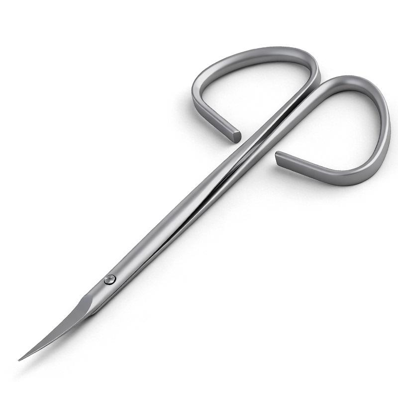 Stainless Steel Russian Style Cuticle Nipper, Clipper, Eyebrow Tweezer, and Nail Art Scissors Set