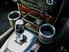 ALCABO Drink & Pocket Holder, Black with Ring Cup (AL-B106BS) for BMW 5 Series (E60/E61/M5 Late Model) Right-Hand Drive