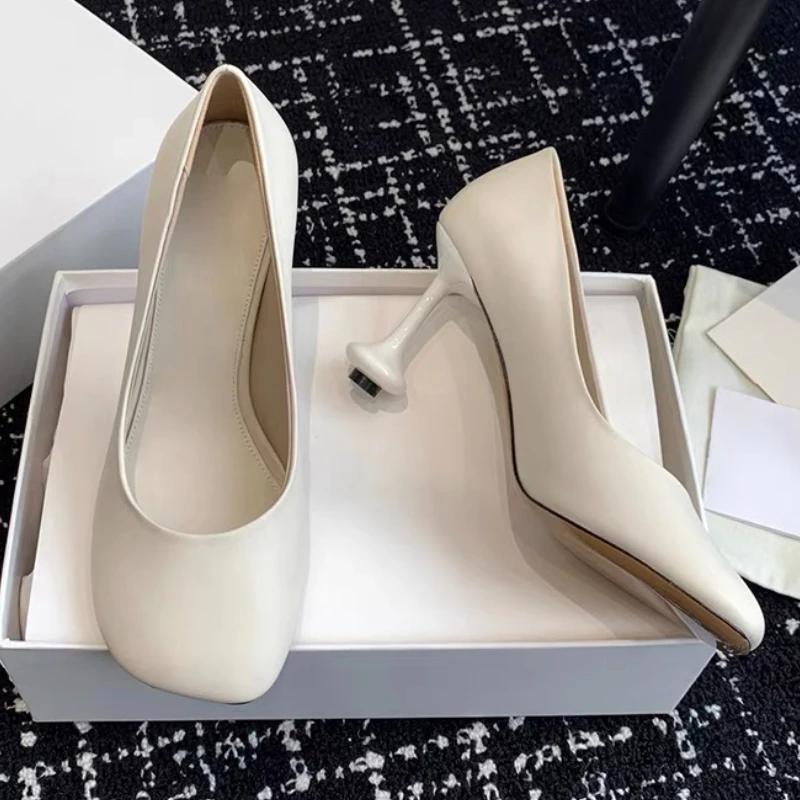 Mode Rundspitze Designer High Heels Damen Sexy Marke Party Kleiderschuhe Weibliche Gladiator Bequeme Mode Elegant Absatzschuhe Mary Jane Schuhe