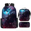 One Piece Luffy One Piece Schultasche Sauron Rucksack Schüler Nautischer König Rucksack Umhängetasche Federmäppchen Set