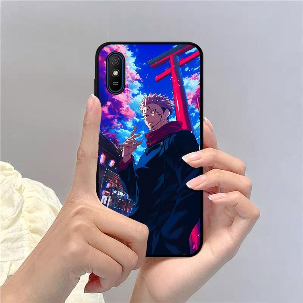 Jujutsu Kaisen Ryomen Sukuna Phone Case For Redmi 5 6 7 8 9 10 Plus Pro 6 7 8 9 A GO K20 K30 K40 Pro Plus F3 Fundas