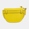 [Pre-Owned] Gate Mini Yellow Leather Waist Bag Chest Bag Gold Hardware - Very Good #3GEFBK
