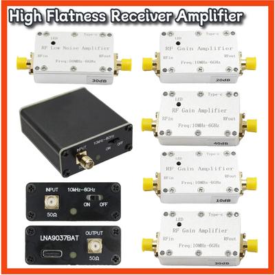 Full Band Low Noise Amplifier 10/20/30/40dB High Gain Power Preamplifier LNA Module Low Noise Gain Block Amplifier for RF & SDR