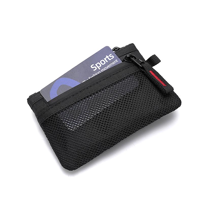 Rfid Credit Card Holder Men'S Short Wallet Zipper Coin Bag X-Pac Mini Travel Wallet Male Tactical Purse Coin Purse