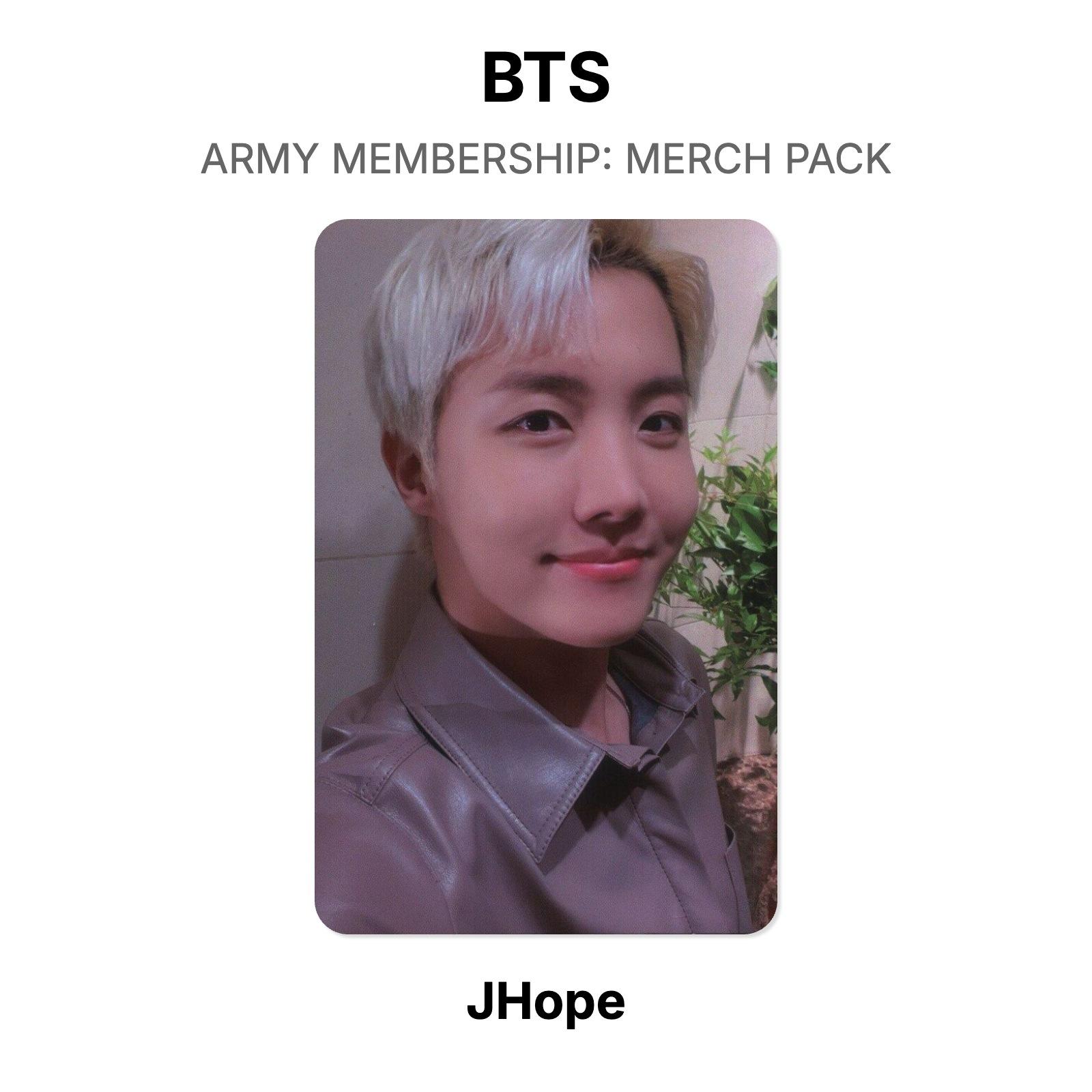 ЧЛЕНСТВО В АРМИ BTS: МЕРЧ ПАК Официальная фотокарточка J-Hope 05