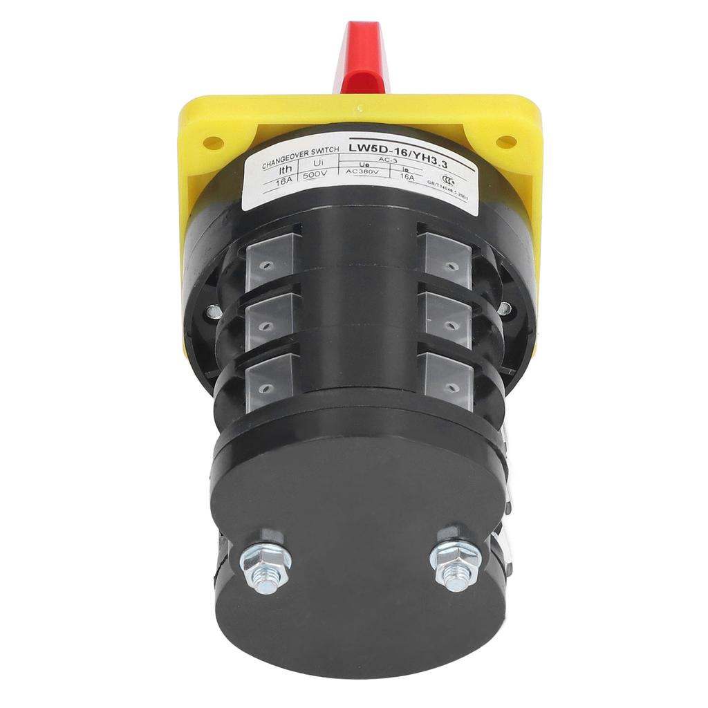 BERM Univerzální přepínač 2polohový otočný vačkový selektor Průmyslové řízení 16A AC380V
